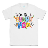 White do the bunny hop easter Classic Tee - CowGirlArtShop