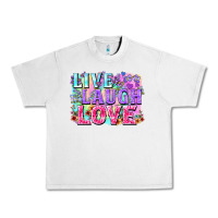 Lunar Rock Live laugh love hippie Valentine's Day Urban Heavy Tee - FaDigitalArtStudio