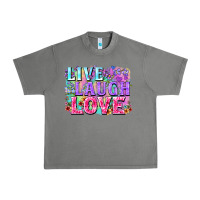 Tornado Live laugh love hippie Valentine's Day Urban Heavy Tee - FaDigitalArtStudio