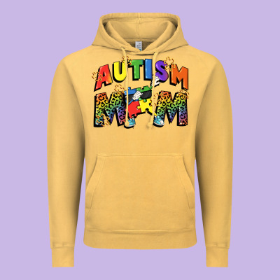 Autism Mom Vintage Hoodie Designed By Fadigitalartstudio