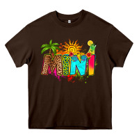 Chocolate Brown summer mini Heavy Core Tee - RanaPortraitStore
