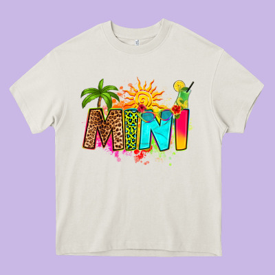 Summer Mini Heavy Core Tee Designed By Ranaportraitstore