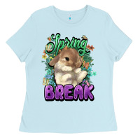 Baby Blue Easter spring break Easter Day Ladies Tee - HowdyJamesFarm