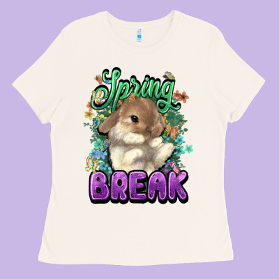 Easter Spring Break Easter Day Ladies Tee Designed By Howdyjamesfarm