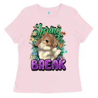 Bubblegum Pink Easter spring break Easter Day Ladies Tee - HowdyJamesFarm