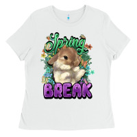 White Easter spring break Easter Day Ladies Tee - HowdyJamesFarm