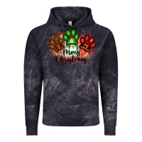 Cloud Black merry christmas paws Vintage Hoodie - FaDigitalArtStudio