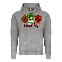 Cloud Rock merry christmas paws Vintage Hoodie - FaDigitalArtStudio