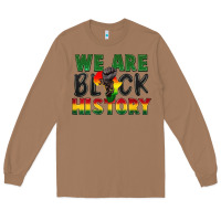 Toasted Coconut we are black history Long Sleeve Tee - FaDigitalArtStudio