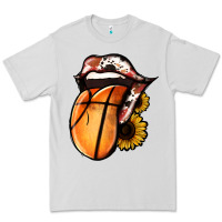 Dove Grey Basketball Tongue Premium Tee - Jasminsmagicworld