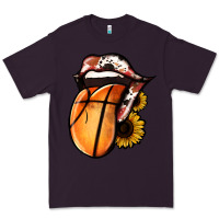 Plum Basketball Tongue Premium Tee - Jasminsmagicworld