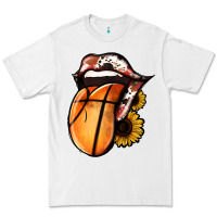 White Basketball Tongue Premium Tee - Jasminsmagicworld
