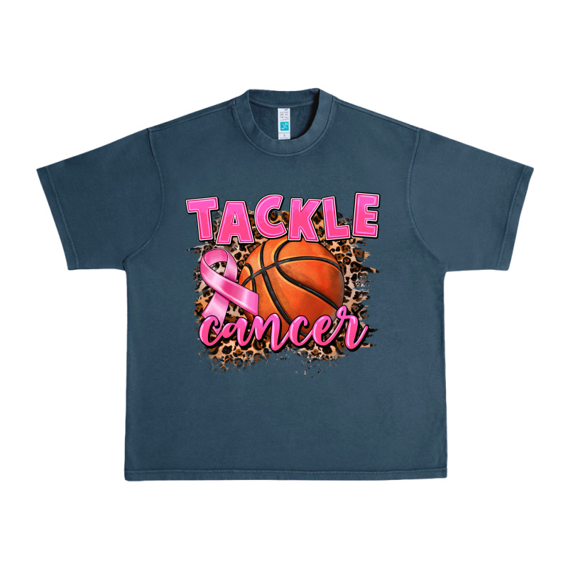 Tackle Cancer Basketball Urban Heavy Tee by FaDigitalArtStudio | Teevron