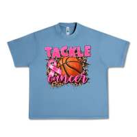 Pebble Blue Tackle Cancer Basketball Urban Heavy Tee - FaDigitalArtStudio