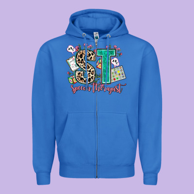 Speech Therapist Zipper Hoodie Designed By Adodesignshop
