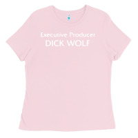 Bubblegum Pink executive producer dick wolf Ladies Tee - linhVisuals