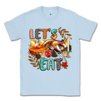 Dusty Blue lets eat Classic Tee - CowGirlArtShop