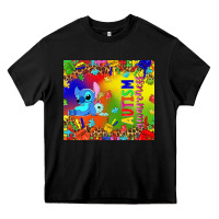 Black Autism awareness with stitch tumbler Heavy Core Tee - TumblerDesignByShophia