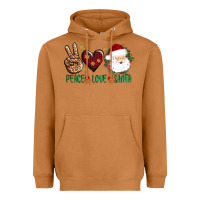 Meerkat peace love Santa Heavyweight Hoodie - AdoDesignShop