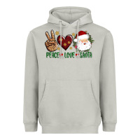 Moon Dust peace love Santa Heavyweight Hoodie - AdoDesignShop