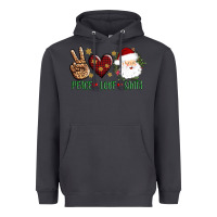 Smoke peace love Santa Heavyweight Hoodie - AdoDesignShop