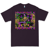 Plum mardi gras fleur de lis Premium Tee - CowGirlArtShop