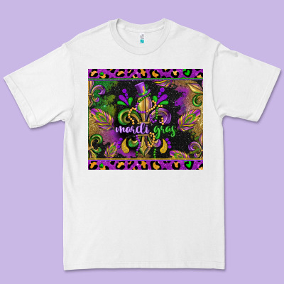 Mardi Gras Fleur De Lis Premium Tee Designed By Cowgirlartshop