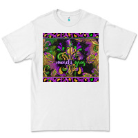 White mardi gras fleur de lis Premium Tee - CowGirlArtShop