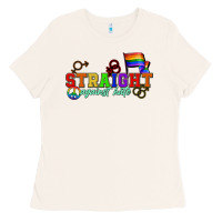 Bone Straight agains hate Ladies Tee - CowGirlArtShop