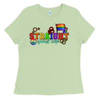 Matcha Straight agains hate Ladies Tee - CowGirlArtShop