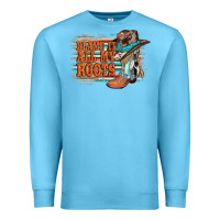 Ocean Blue blame it all my roots Premium Sweatshirt - AdoDesignShop