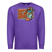 Purple blame it all my roots Premium Sweatshirt - AdoDesignShop