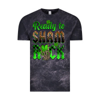 Cloud Black St. Patricks' Day ready to sham rock Vintage Tee - OliviaCreatesArt