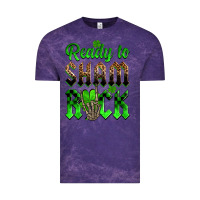Cloud Purple St. Patricks' Day ready to sham rock Vintage Tee - OliviaCreatesArt