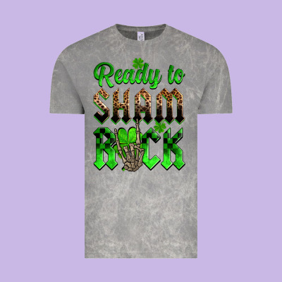 St. Patricks' Day Ready To Sham Rock Vintage Tee Designed By Oliviacreatesart