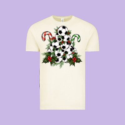 Soccer Tree Christmas Vintage Tee Designed By Ranaportraitstore