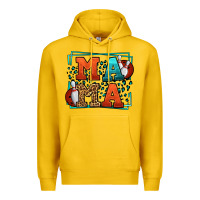 Lemon Bowling mama leopard frame Mother's Day Premium Hoodie - LillyAllenDesigns