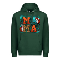 Sports Green Bowling mama leopard frame Mother's Day Premium Hoodie - LillyAllenDesigns