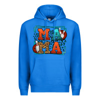 True Royal Bowling mama leopard frame Mother's Day Premium Hoodie - LillyAllenDesigns