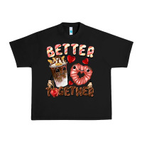Black Better together Valentine's Day Urban Heavy Tee - FaDigitalArtStudio