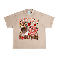 French Oak Better together Valentine's Day Urban Heavy Tee - FaDigitalArtStudio