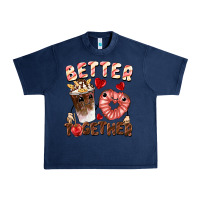 Navy Better together Valentine's Day Urban Heavy Tee - FaDigitalArtStudio