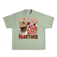 Oil Green Better together Valentine's Day Urban Heavy Tee - FaDigitalArtStudio