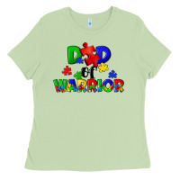 Matcha Dad of warrior Ladies Tee - CowGirlArtShop
