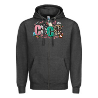 Charcoal Heather cscc Zipper Hoodie - AdoDesignShop