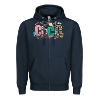 Navy cscc Zipper Hoodie - AdoDesignShop