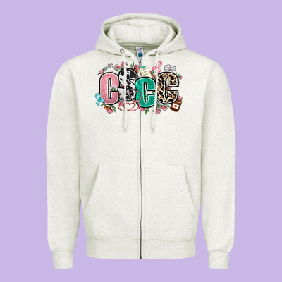 Cscc Zipper Hoodie Designed By Adodesignshop