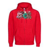 Red cscc Zipper Hoodie - AdoDesignShop