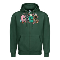 Sports Green cscc Zipper Hoodie - AdoDesignShop