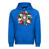 Cobalt sunflower i̇talian flag Urban Hoodie - JahusDesignShop